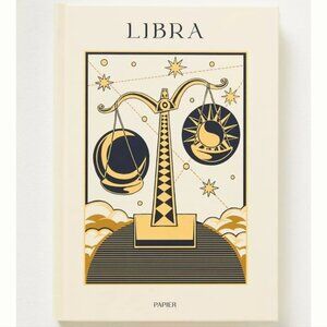 Anthropologie x Papier Libra Astrology Hardcover Journal Notebook NEW